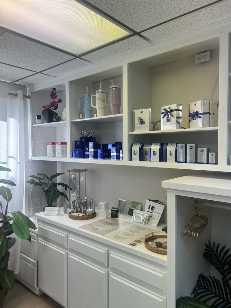 Product display shelves